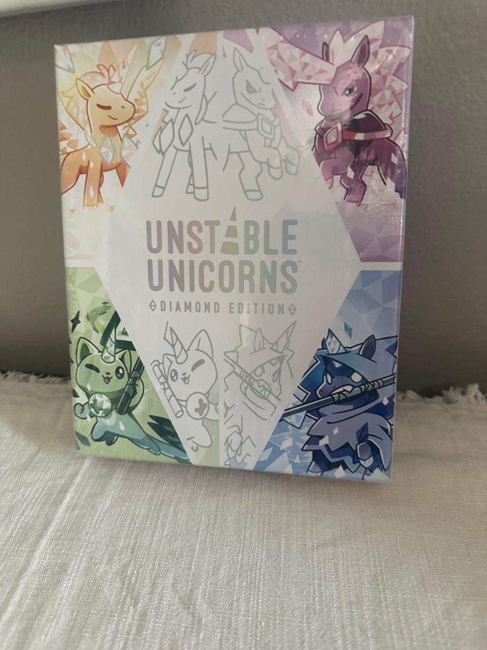 Unstable Unicorns Diamond Edition Game - Rainbow Cover new in sealed box